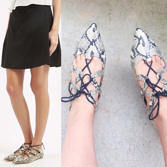topshop lace up shoes